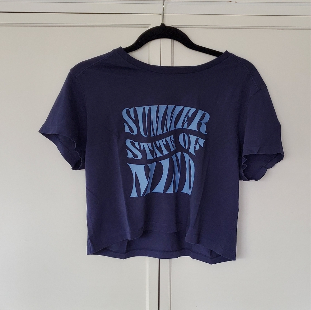 NWT VS PINK Cropped Dreamer Tee